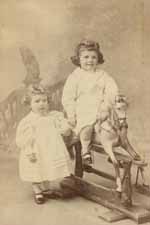 Gordon Jacob and his closest brother Anstey as toddlers